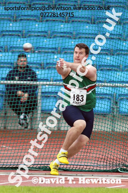 Mens  senior hammer, Northern Senior and Under-20s Track and Field Champs., Manchester. Photo: David T. Hewitson/Sports for All Pics